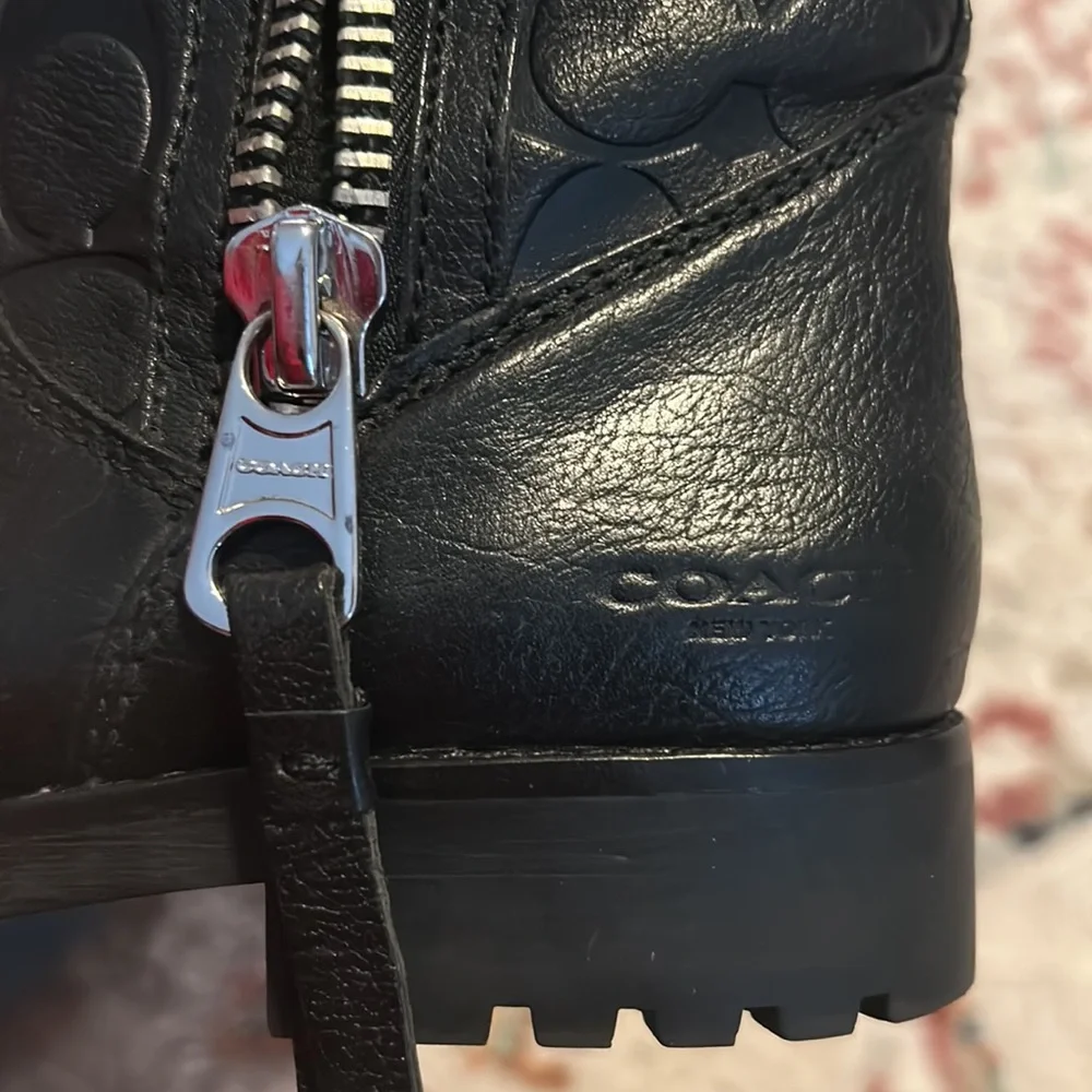 Coach Valentine Leather Boots - Picture 7 of 7